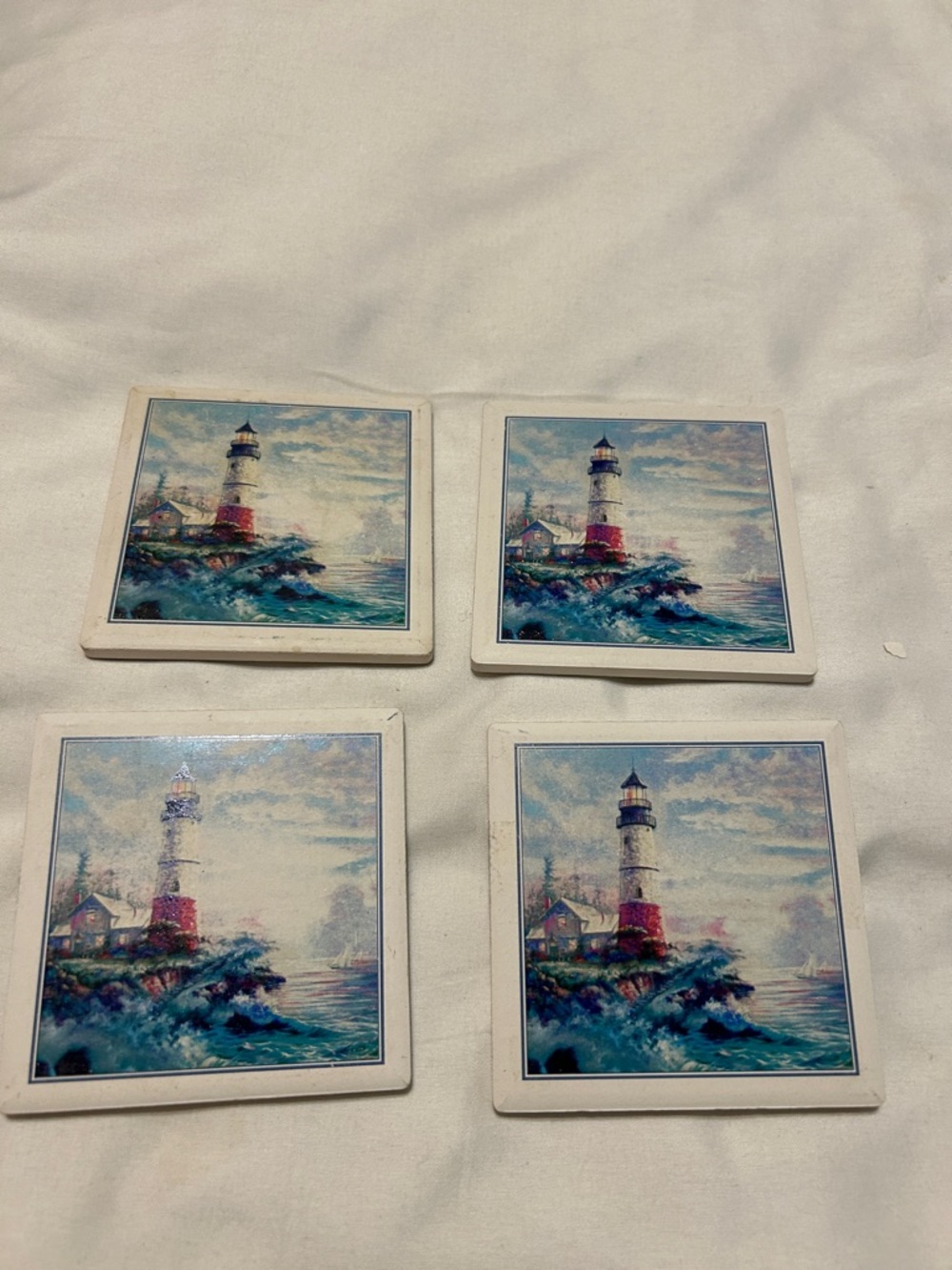 Lighthouse Absorbastone coasters - Picture 5 of 5